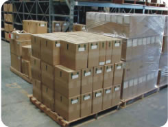 Boxes image of warehouse